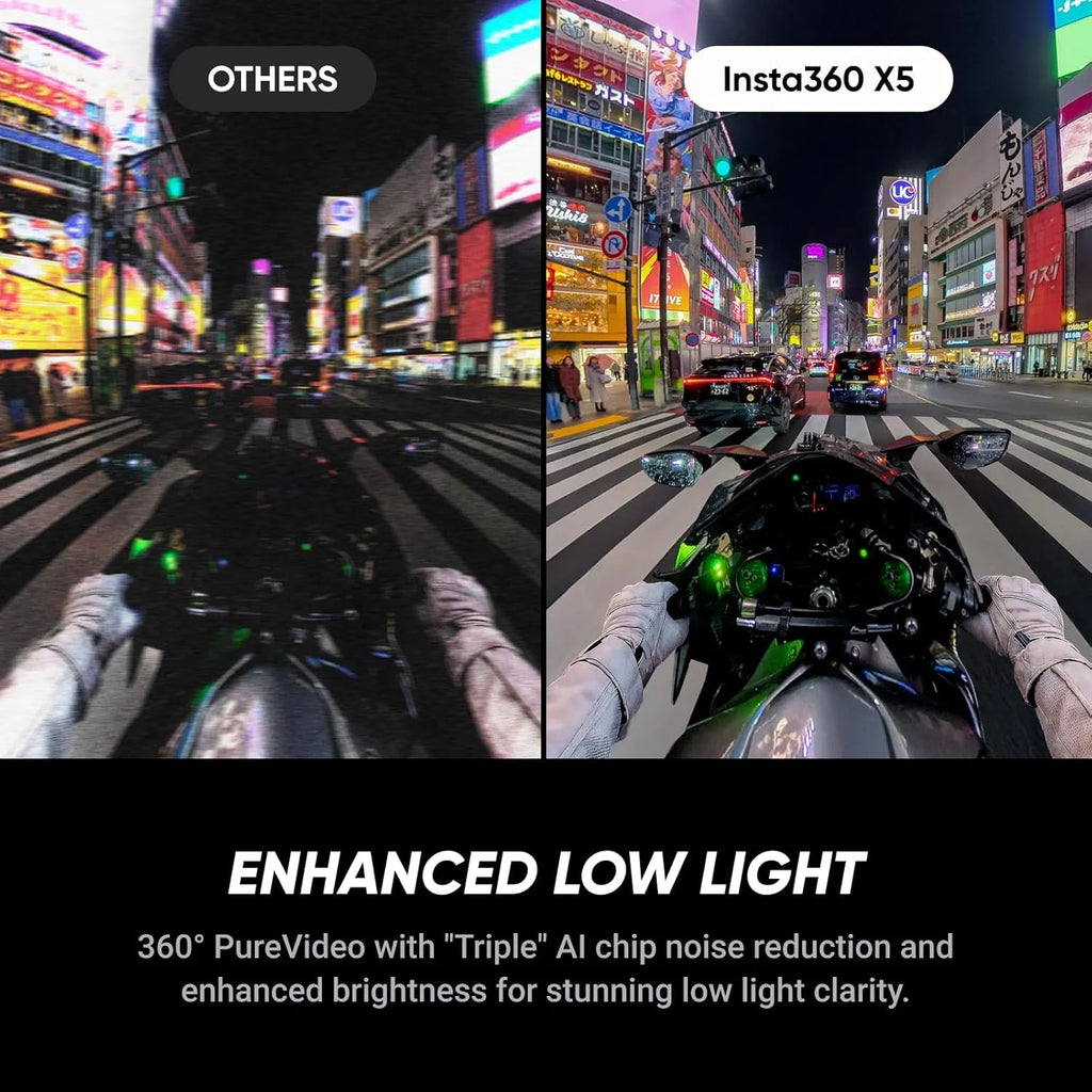 Caméra Insta360 X5 8K 360° préactivée – CLEVI Paris