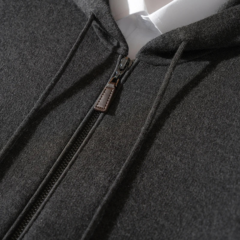 Ensemble homme cachemire à capuche – CLEVI Paris