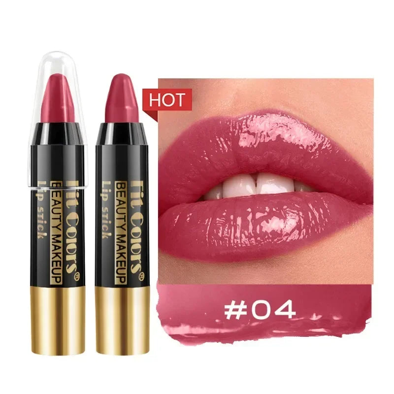 Rouge à Lèvres Crayon Velours Waterproof – Hydratant, Longue Tenue, 6 Teintes – CLEVI Paris