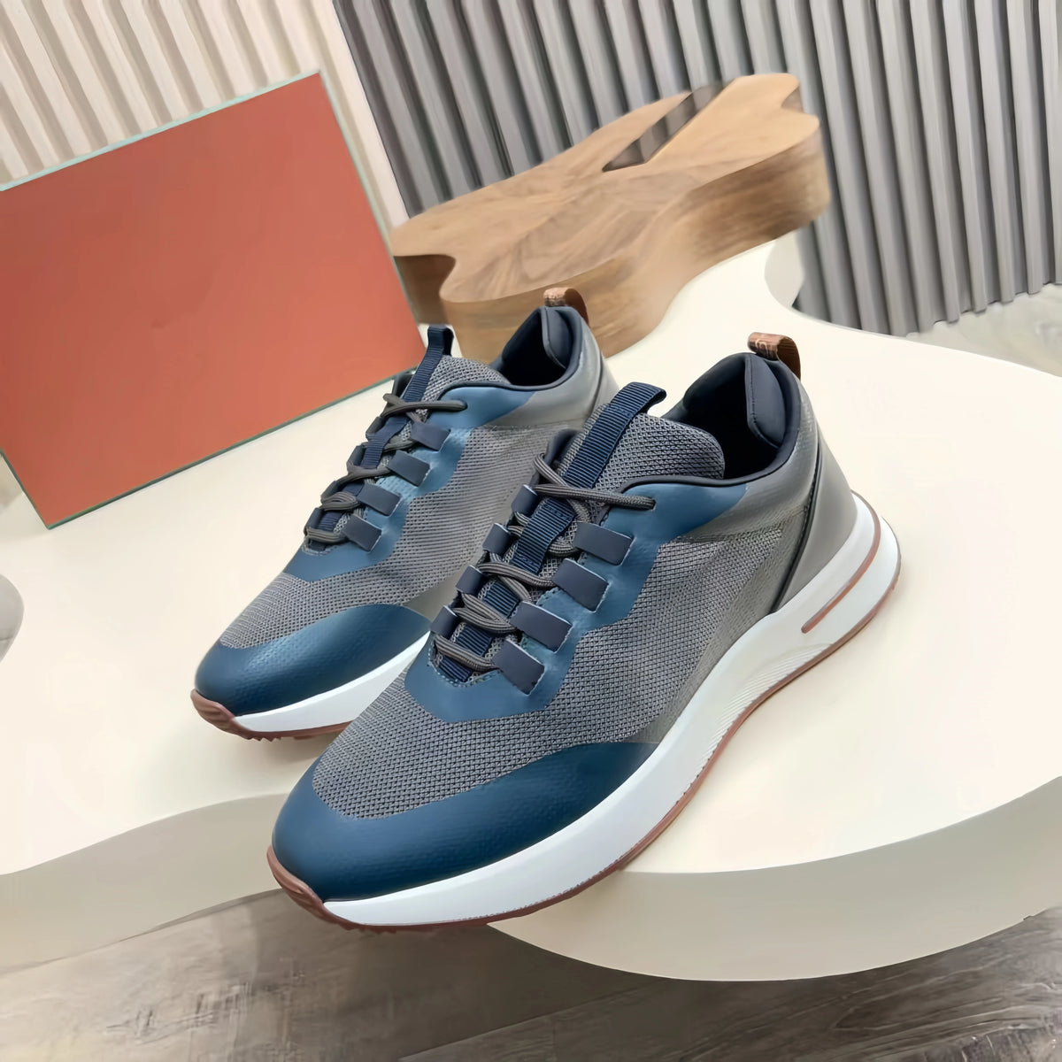 Sneakers Basses Cuir Véritable Légères Homme 10 Coloris EU 38-45 – CLEVI Paris