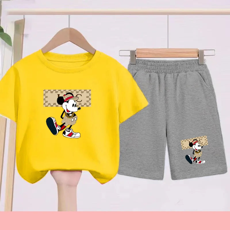 Ensemble enfant décontracté haut et short – CLEVI Paris