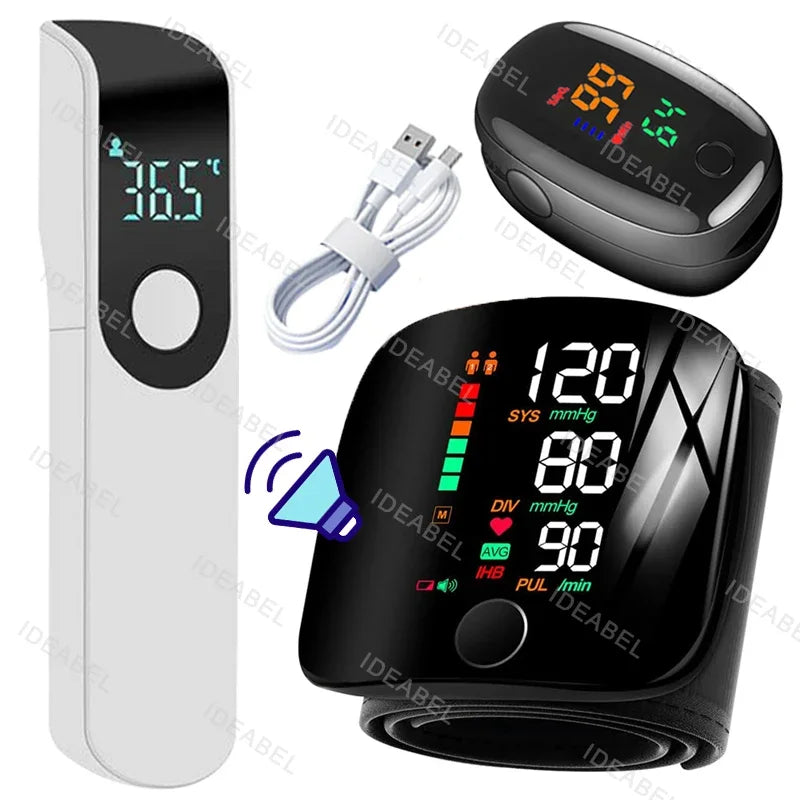 Tensiomètre Poignet LCD Vocal Rechargeable – CLEVI Paris