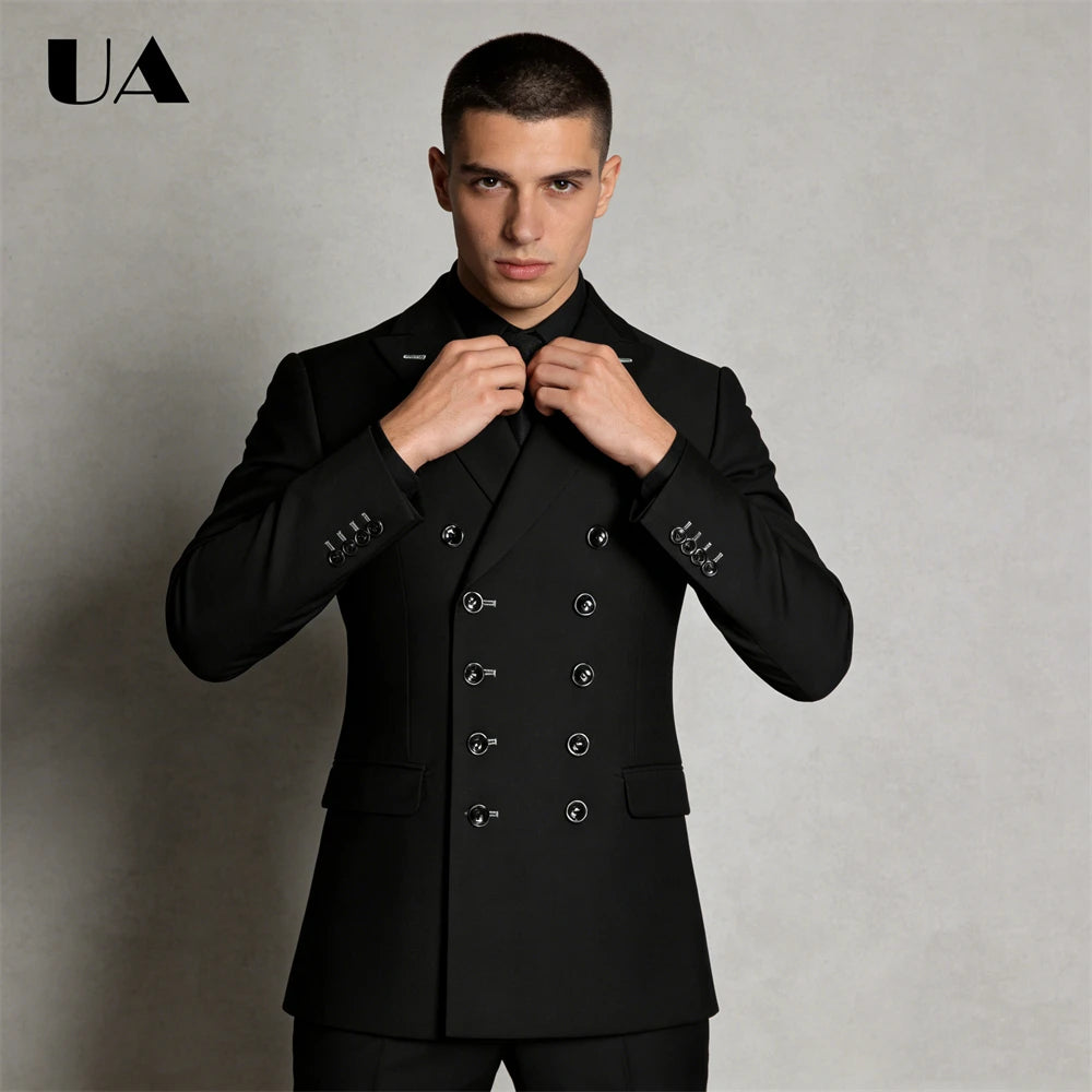 Costume homme 2 pièces double boutonnage – CLEVI Paris