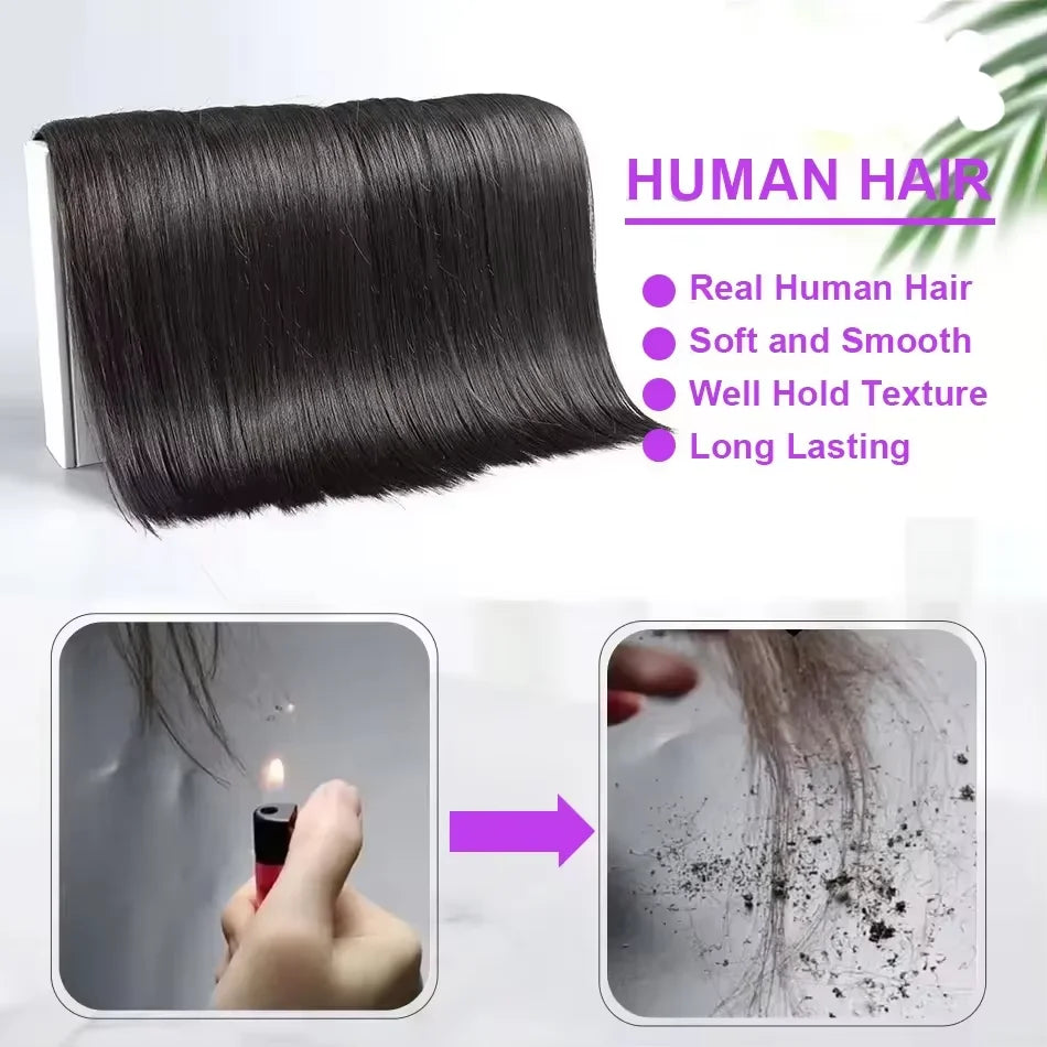 Mèches Straight & Body Wave 100% Remy Hair Brésilien 10A 1/2/3/4 Bundles 14-34 Pouces – CLEVI Paris