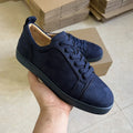 Sneakers Montantes Homme Cuir Rehaussantes Bleu – CLEVI Paris