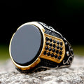 Bague Homme Ronde en Acier Titane – CLEVI Paris