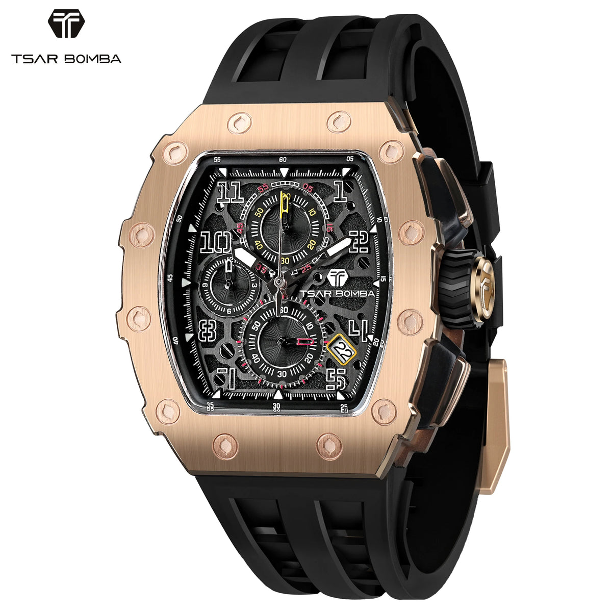 Montre chronographe TSAR BOMBA TB8204 – CLEVI Paris