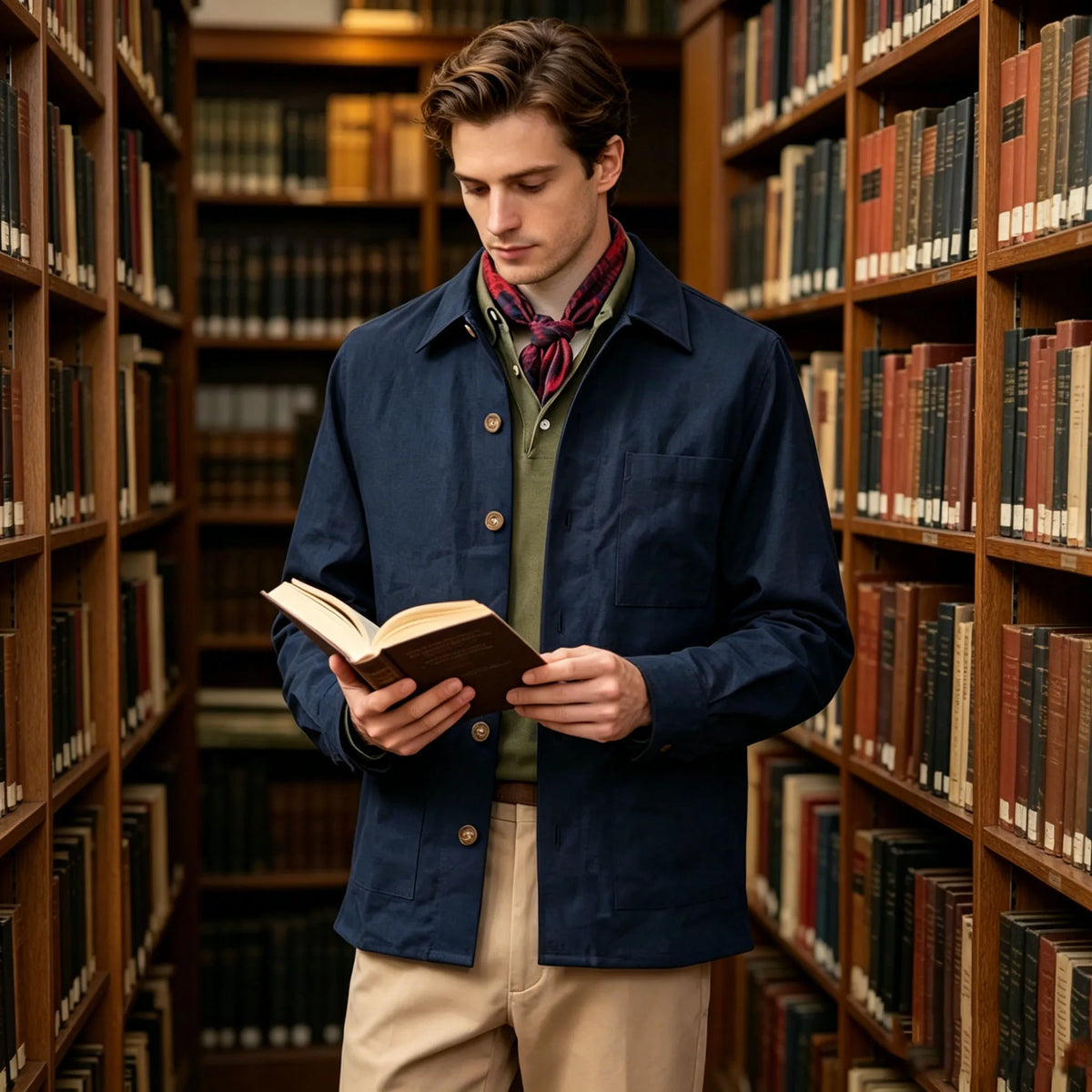 Veste Safari Homme Coton et Lin – CLEVI Paris