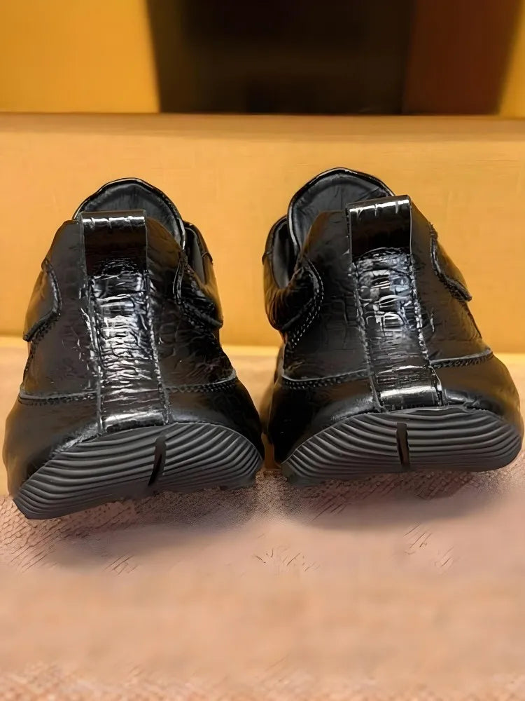 Sneakers homme en cuir à lacets – CLEVI Paris
