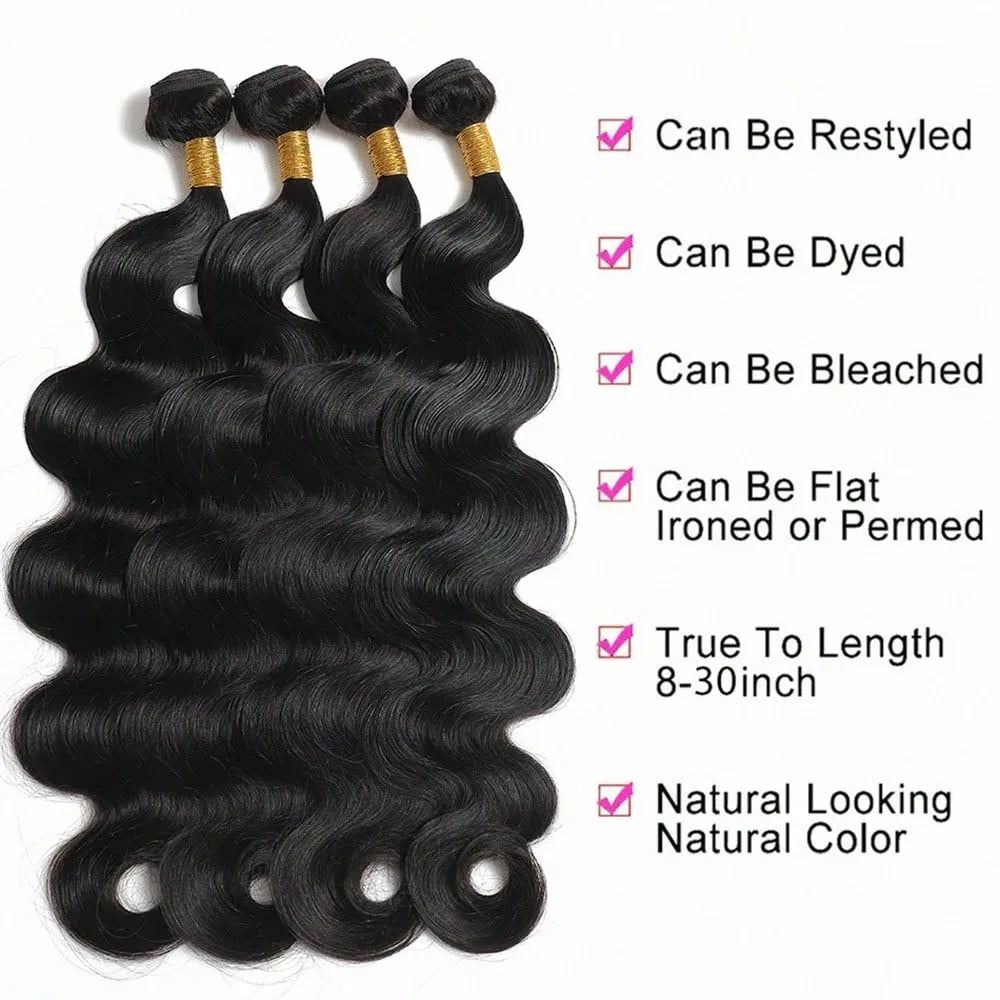 Body Wave Brazilian Hair Bundles Virgin Hair – CLEVI Paris