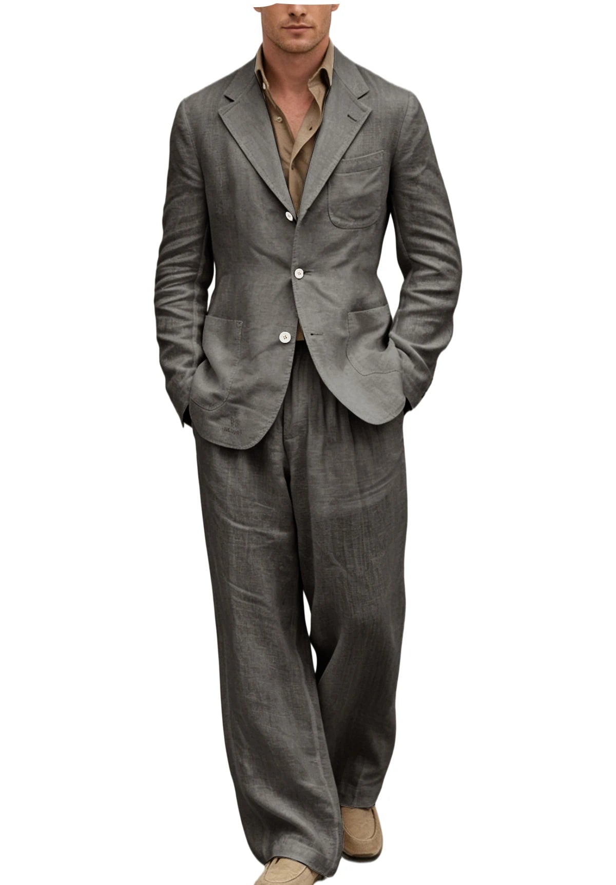 Costume Homme 2 Pièces en Lin – CLEVI Paris