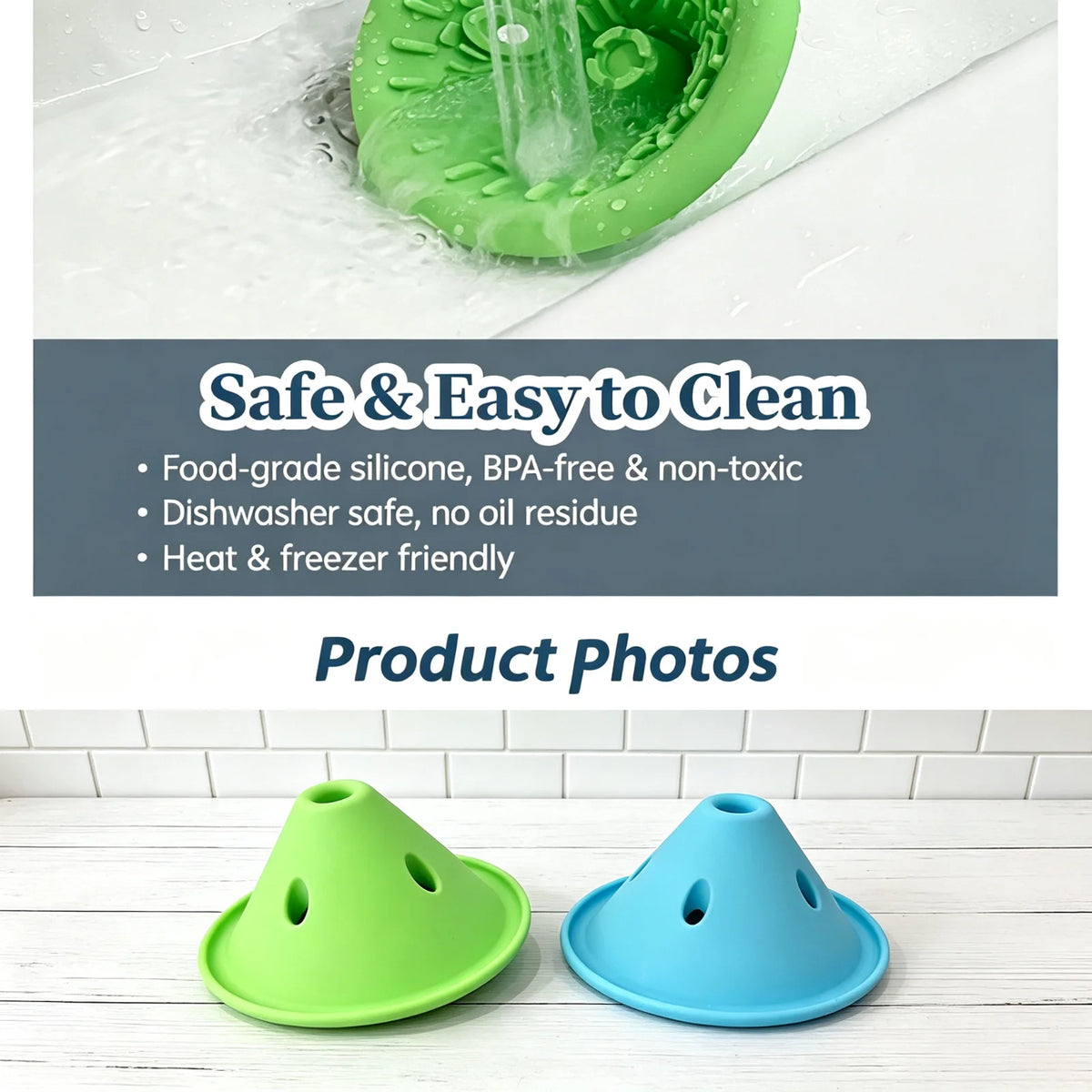 Distributeur de friandises en silicone à lécher – CLEVI Paris