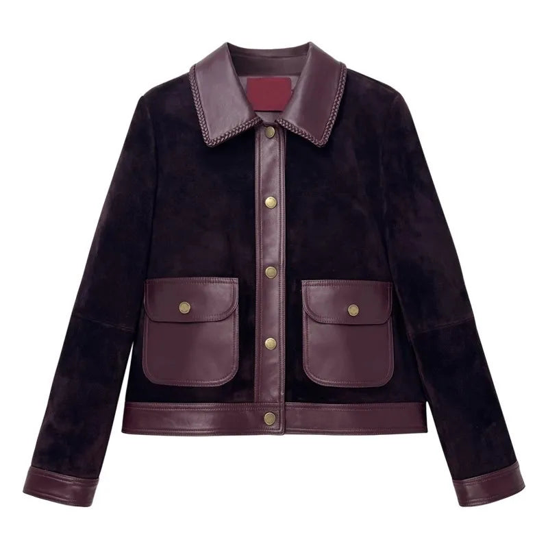 Veste ou jupe femme en cuir de mouton – CLEVI Paris