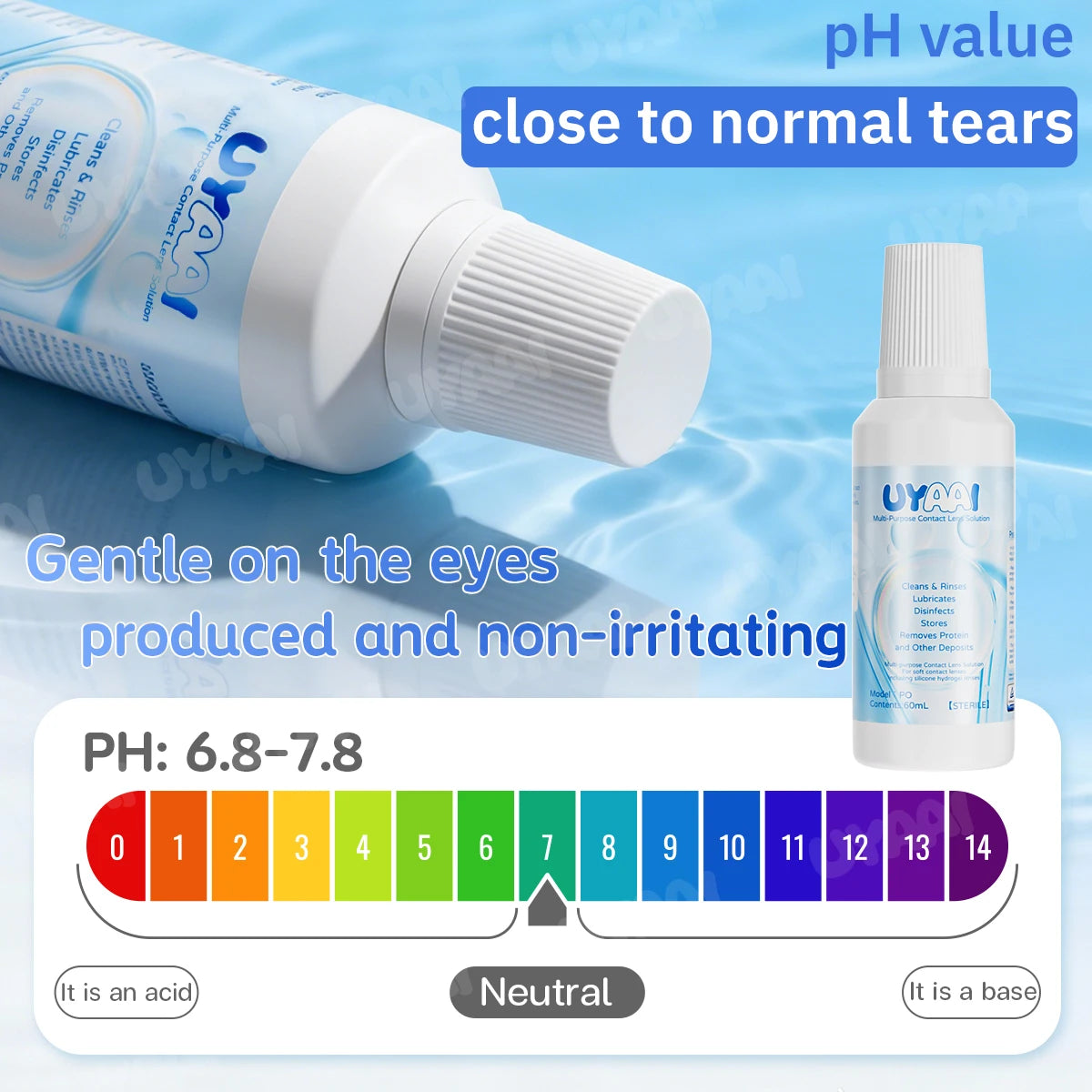 Solution Nettoyante pour Lentilles de Contact 60ml – Hydratante & Apaisante