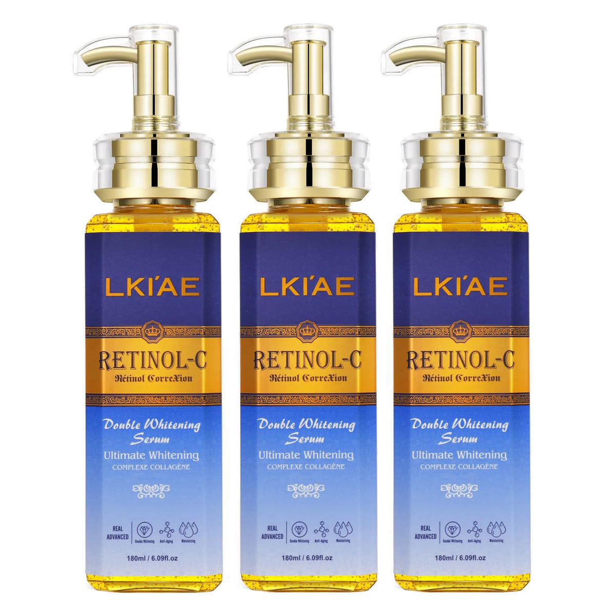 Gamme Soins Visage & Corps AILKE Retinol-C – Blanchissant, Anti-Taches & Anti-Rides – CLEVI Paris