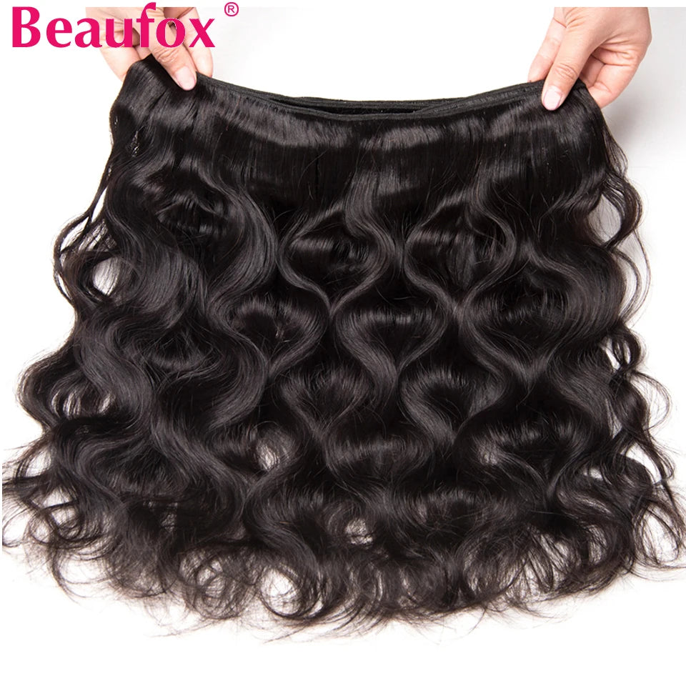 Extensions Cheveux Humains Body Wave Brésiliennes Remy – Naturel & Noir Jais – CLEVI Paris