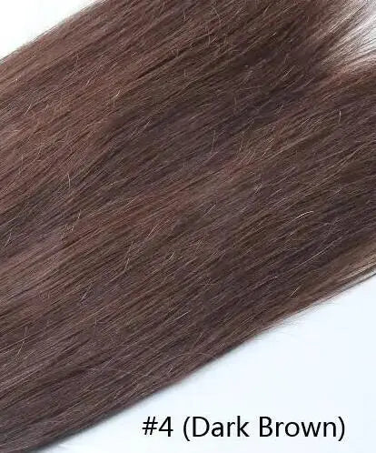 Extensions I-Tip Yaki Straight Cheveux Brésiliens Remy 100g | Microlink Pré-Collées | Noir, Brun, Naturel | 10-30 Pouces – CLEVI Paris