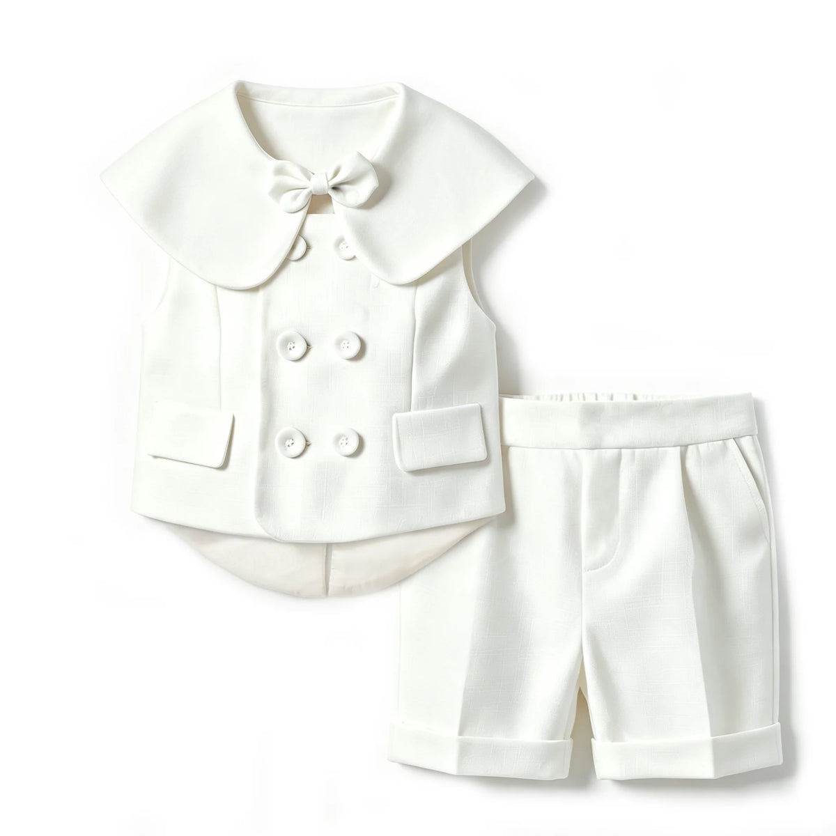 Costume blanc de cérémonie bébé garçon – CLEVI Paris