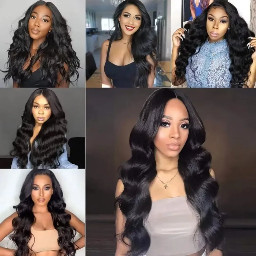 Perruque V Part Body Wave Cheveux Humains Femme – CLEVI Paris