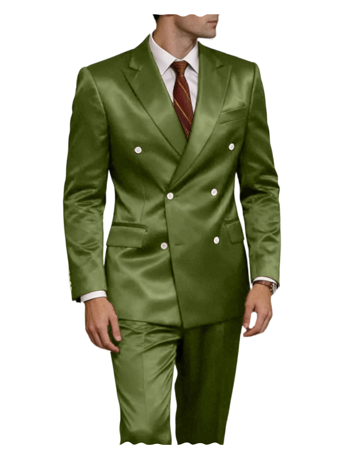 Smoking homme 2 pièces en satin – CLEVI Paris