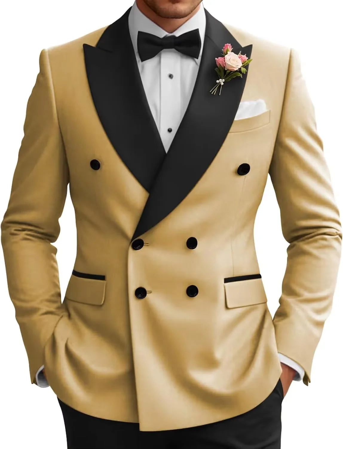 Veste de smoking croisée homme – CLEVI Paris