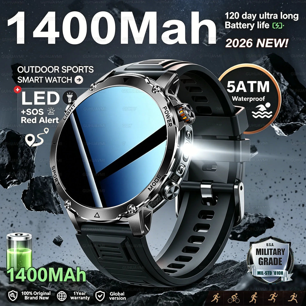 Montre connectée sport AMOLED 1,7 pouce – CLEVI Paris