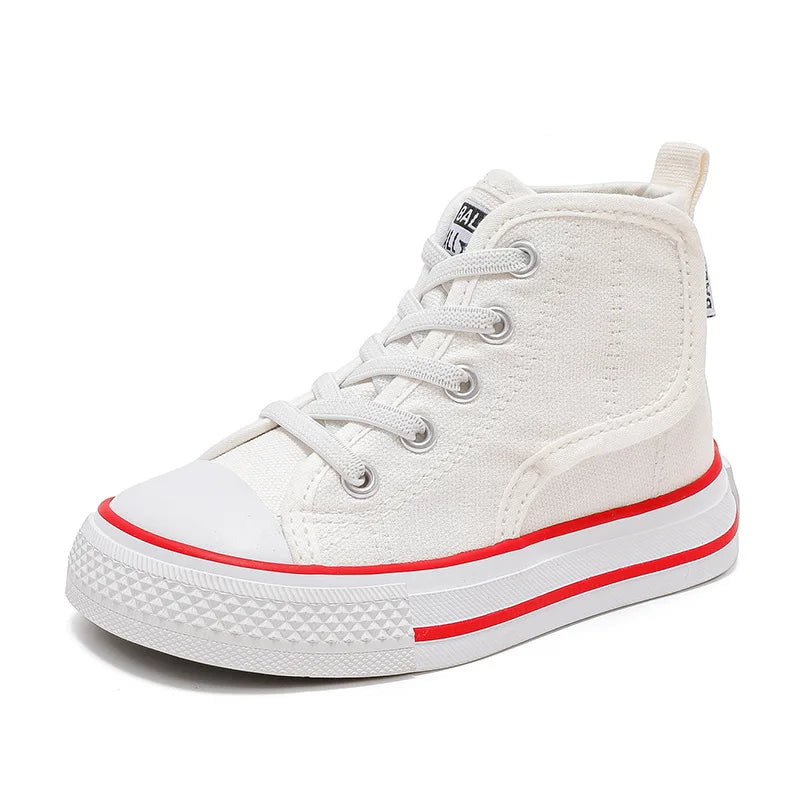 Baskets enfant en toile basses et montantes – CLEVI Paris
