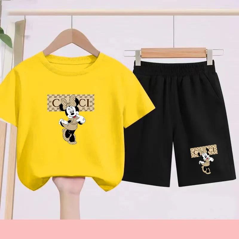 Ensemble enfant décontracté haut et short – CLEVI Paris