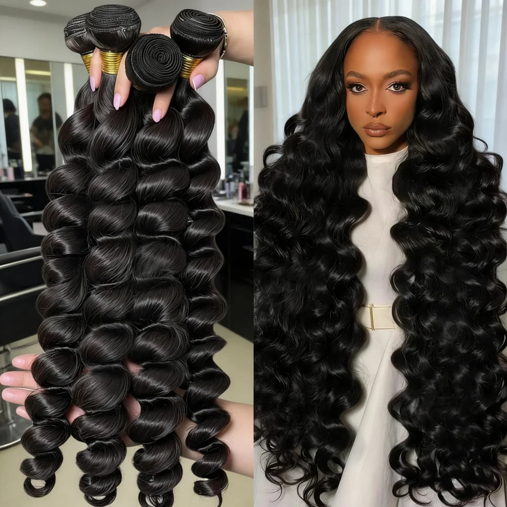 Extensions Loose Wave Virgin Hair Indien Noir Naturel – CLEVI Paris