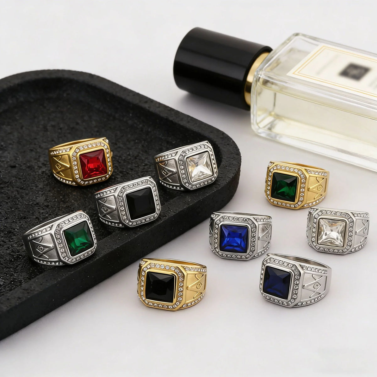 Bague Signet Homme Acier Inoxydable – CLEVI Paris