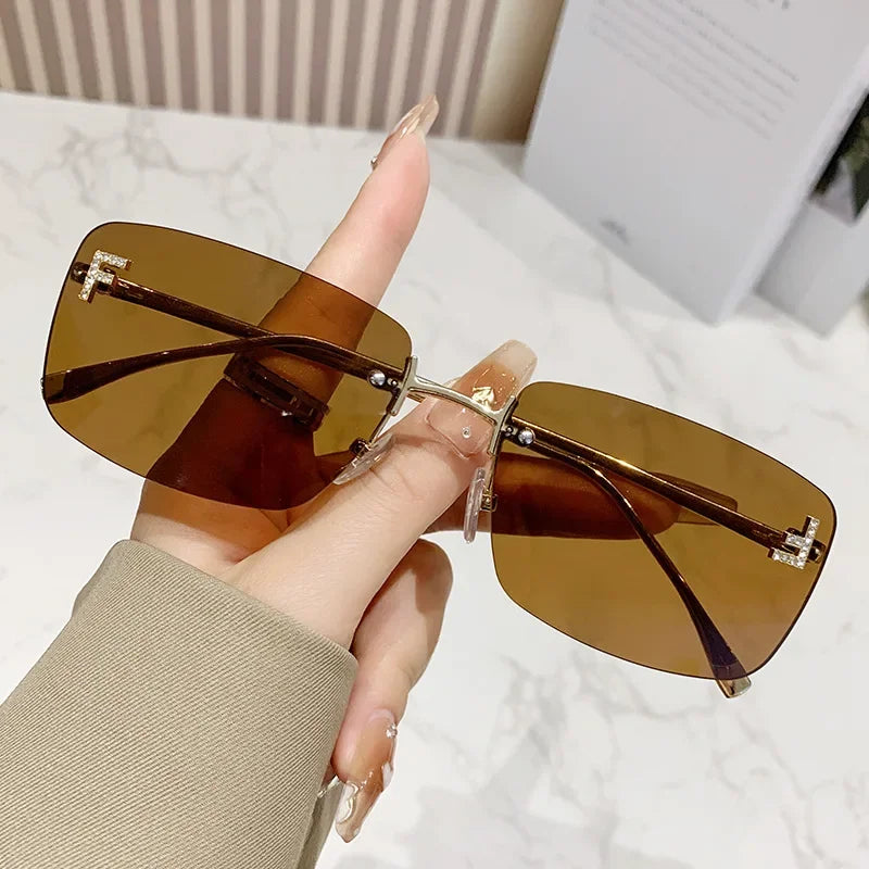 Lunettes de soleil femme QVQV sans monture – CLEVI Paris