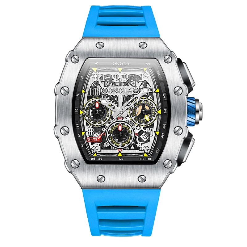 Montre Mécanique Tonneau Chiffres Romains ONOLA Homme – CLEVI Paris