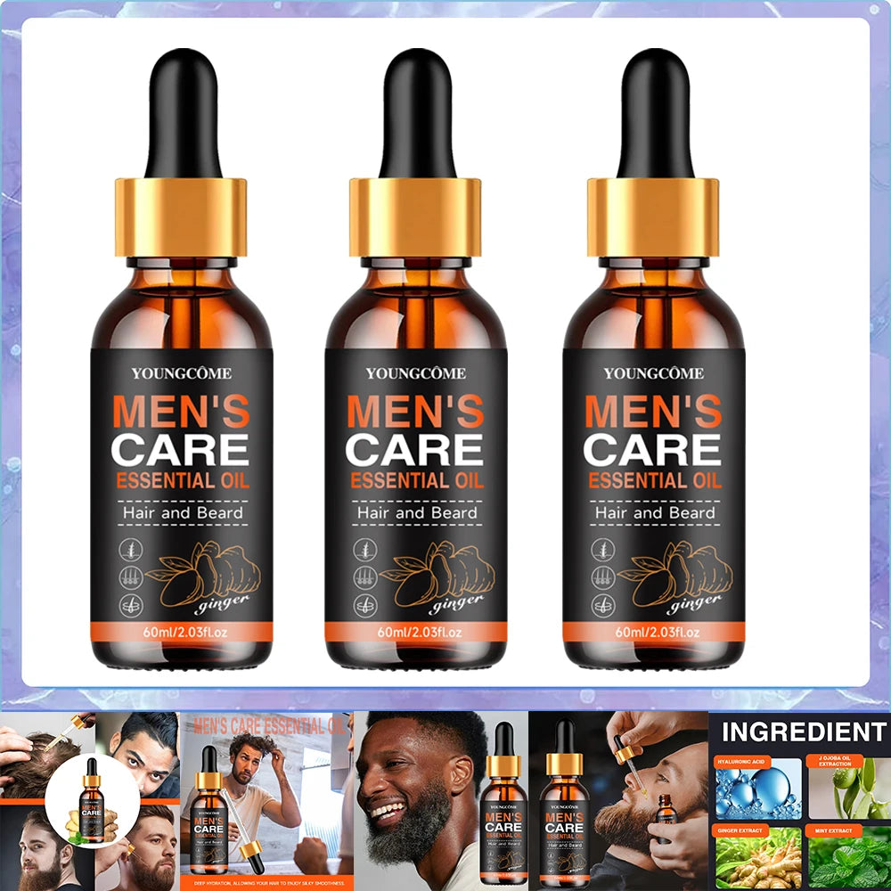Huile à barbe YOUNGCOME vitamine E – CLEVI Paris