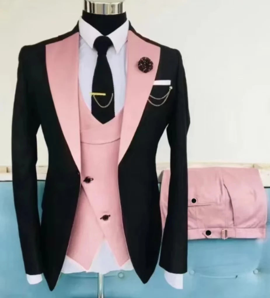 Costume homme mariage 3 pièces, veste et gilet – CLEVI Paris