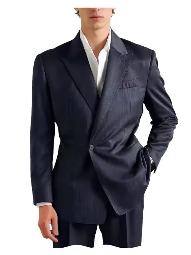 Costume 2 pièces en lin homme vert olive – CLEVI Paris