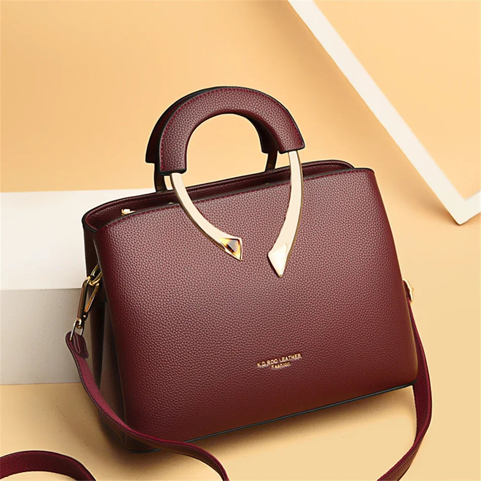 Sac Cabas Femme Similicuir Zip Multi-Poches – CLEVI Paris