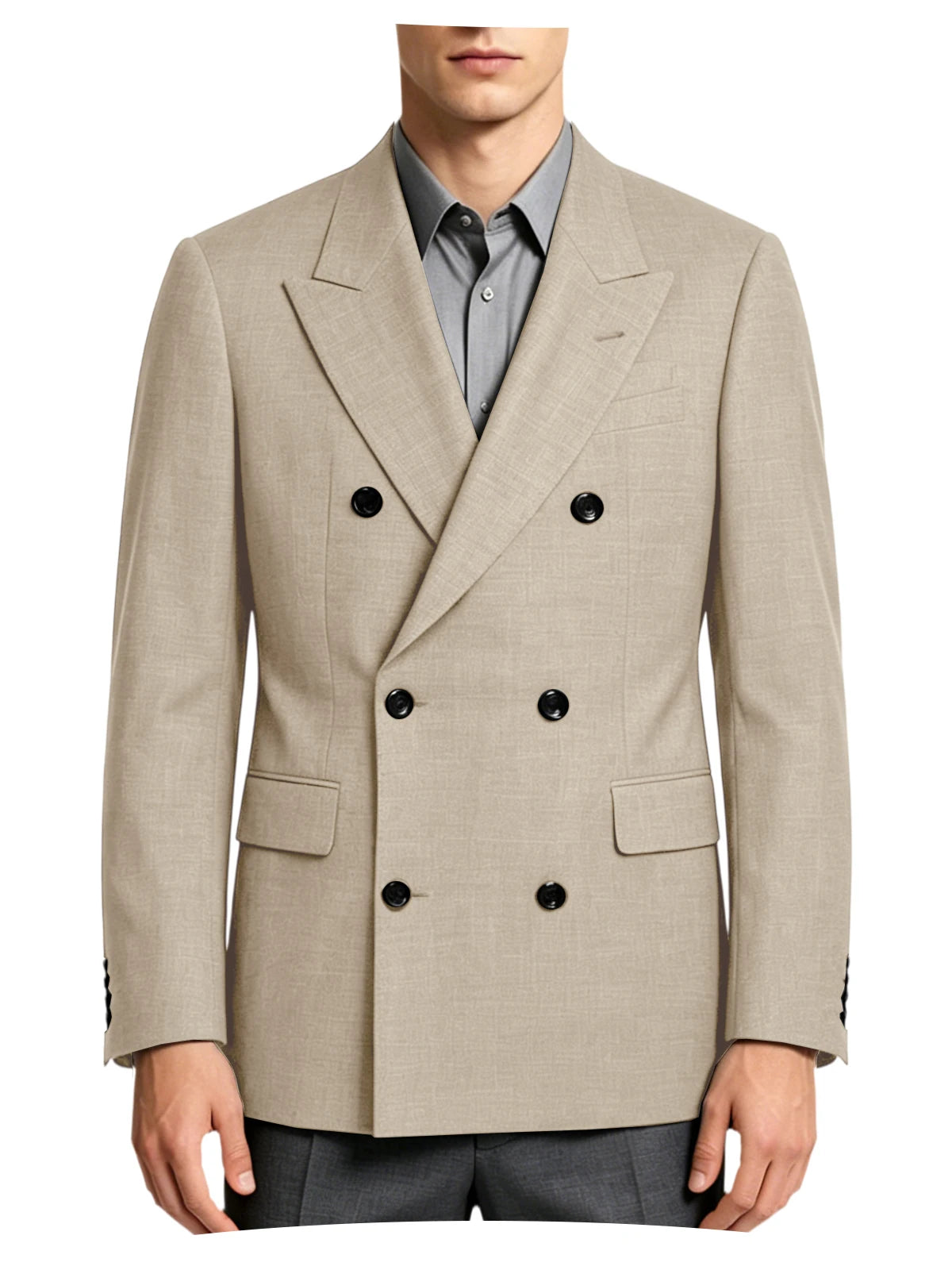 Costume homme 2 pièces coton et lin – CLEVI Paris