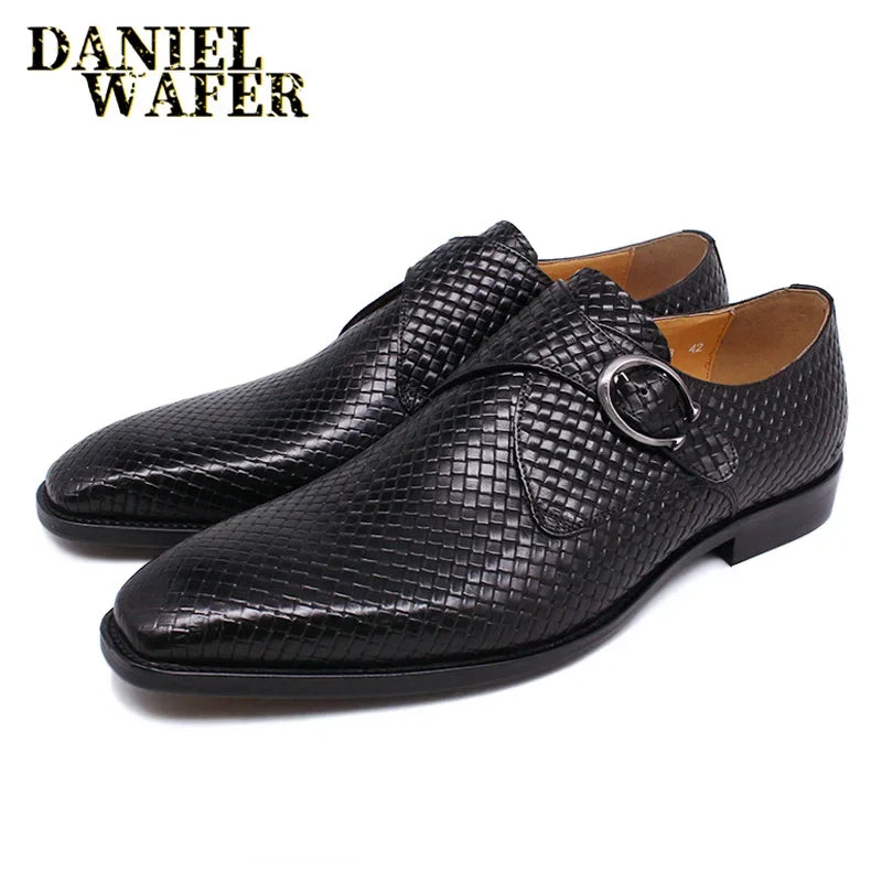 Mocassins homme à boucle en cuir – CLEVI Paris