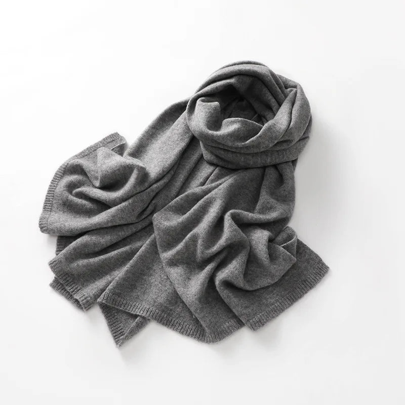 Écharpe 100 % cachemire femme 180 × 45 cm – CLEVI Paris