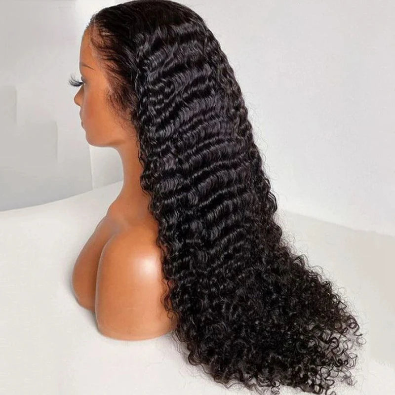Perruque Lace Front Deep Wave Cheveux Humains Remy Hair 5x5 13x4 13x6 Densité 200% 16-42 Pouces – CLEVI Paris
