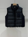Gilet femme PXBX en cachemire mélangé et duvet – CLEVI Paris