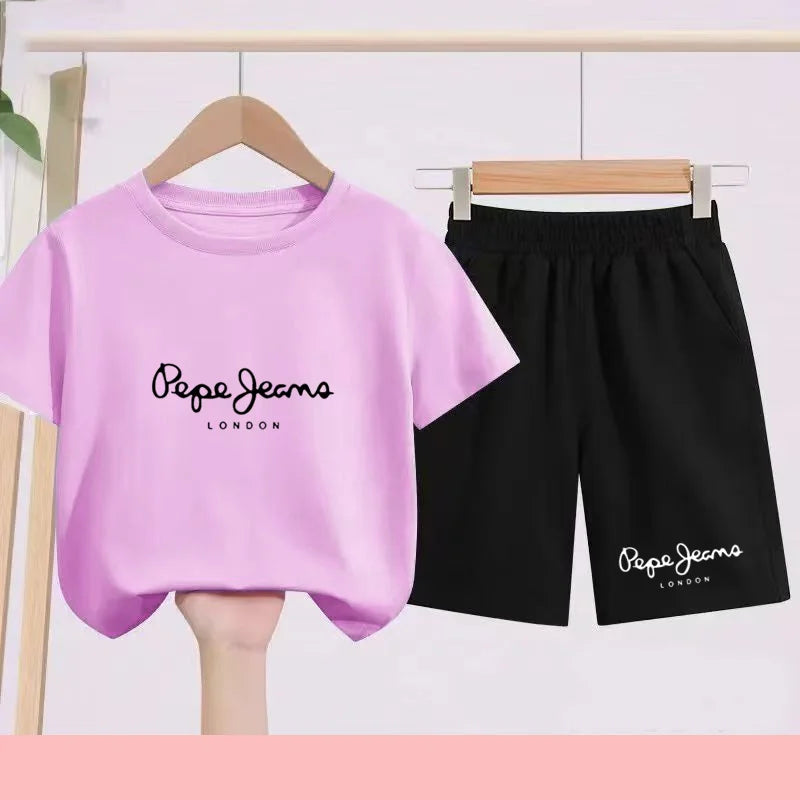 Ensemble enfant haut et short sportswear – CLEVI Paris