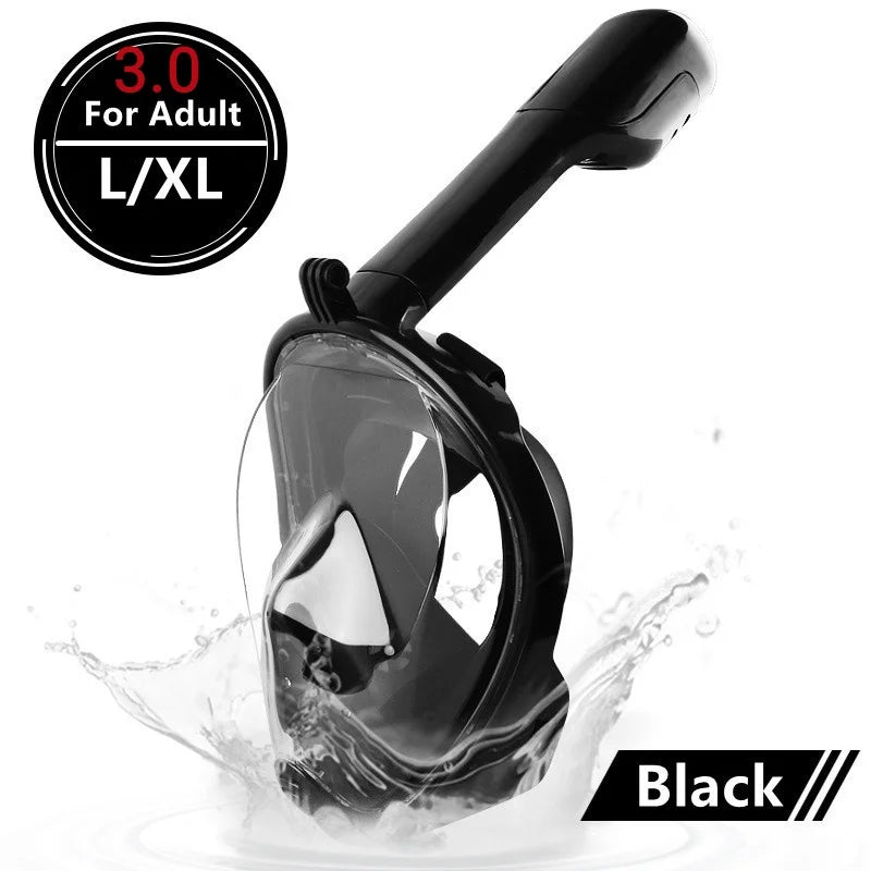 Masque de Plongée Intégral Anti-buée XIAOTREE – Snorkeling Adultes & Enfants – CLEVI Paris