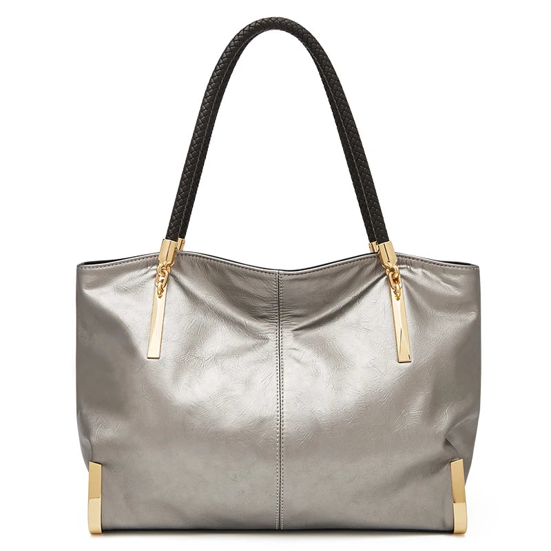 Sac à Main Cuir Véritable Femme Grande Capacité – CLEVI Paris
