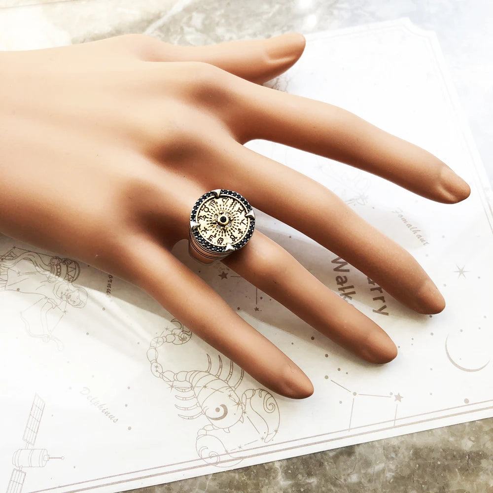 Bague unisexe en argent 925 et zirconium – CLEVI Paris
