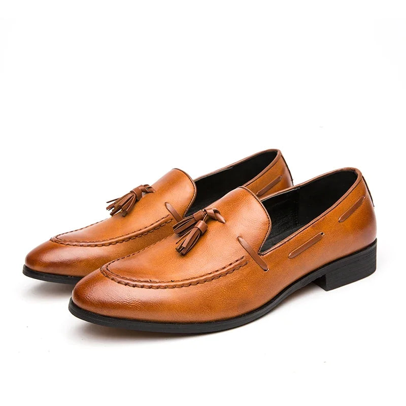 Mocassins homme à glands bruns ou noirs – CLEVI Paris