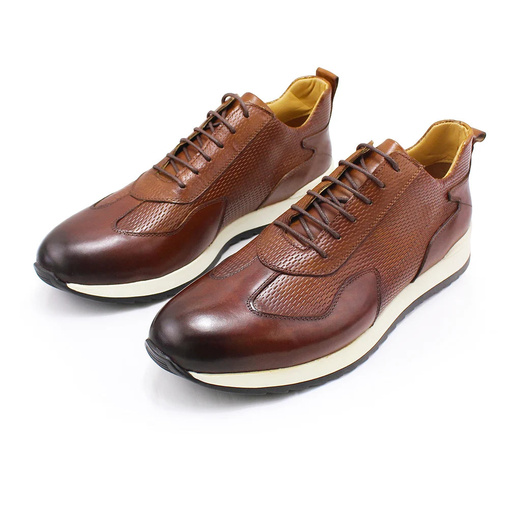 Oxford Casual Homme Cuir Vachette Respirant Lacets | Marche & Quotidien US 7-12