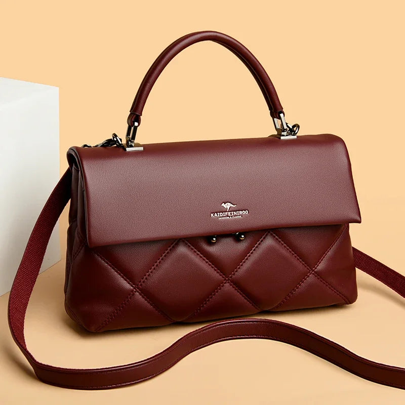Sac à bandoulière femme souple en PU – CLEVI Paris