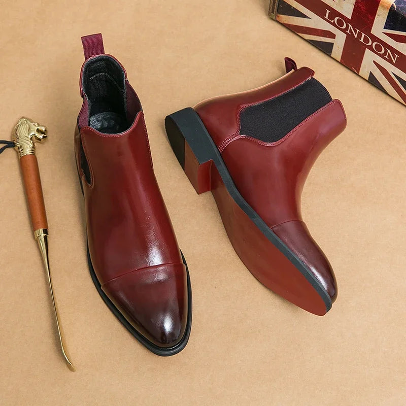 Bottines Chelsea homme à bande élastique – CLEVI Paris