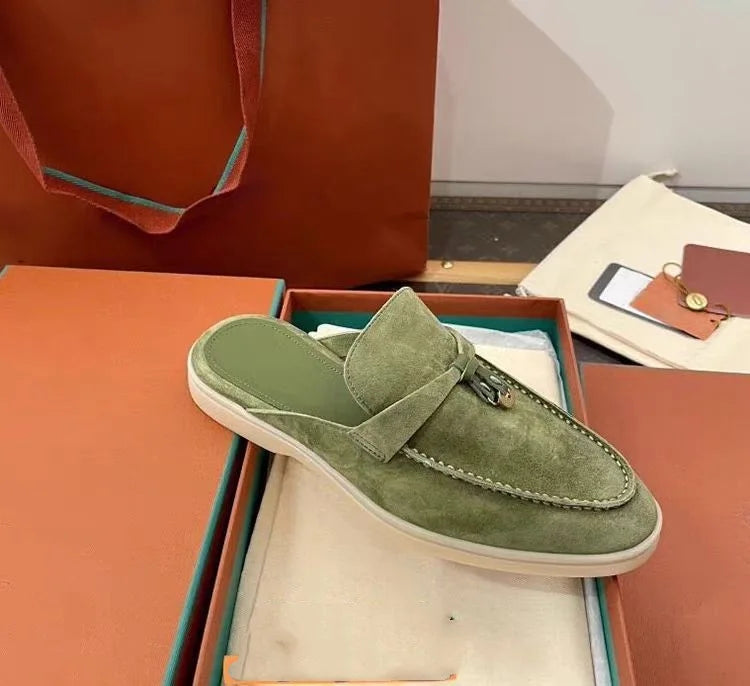 Mocassins Femme Cuir Véritable Loafers Confort Slip-On Casual EU 35-47 – CLEVI Paris